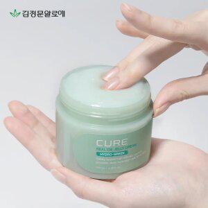 김정문알로에 큐어 리알로에 대용량 수분 젤리크림 100ml 2개