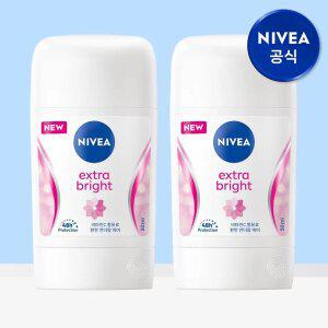 니베아 데오드란트 스틱 엑스트라 브라이트 50ml 2개