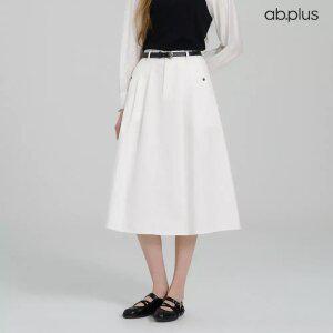 [ab.plus] 벨트 SET 플레어 롱스커트 (LSA5MS33A)