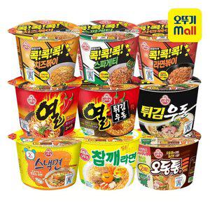 오뚜기 컵라면 큰컵 9종 2가지맛 12개+12개 골라담기 (총 24개)