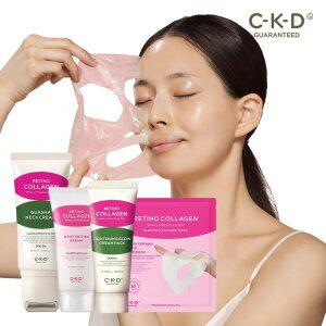 [콜라겐랩핑팩]CKD 레티노콜라겐 물광크림팩 30ml 1+1 외 괄사목주름크림/탄력크림 BE