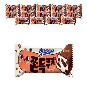 [심야마트] 오리온 핫브레이크 쫀득쿠키바 38g, 15입, 1개