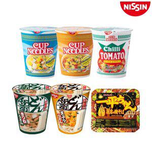 NISSIN 닛신 인기상품 6종 기획 세트 컵라면 외