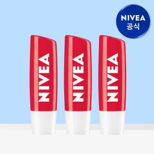 니베아 립케어 스트로베리 샤인 4.8g 3개