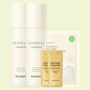 닥터펩티 센텔라 토너 이엑스 180ml 2개 + 샤쉐2매 + 마스크팩