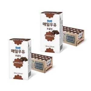 매일우유 초콜릿, 200ml, 48개