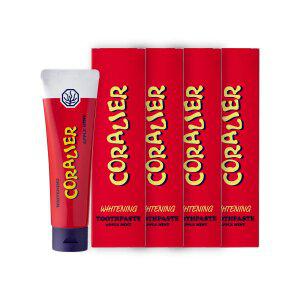 코랄리에 애플민트 미백 치약 150g, 4개 화이트닝
