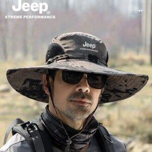 JEEP 지프 여름 남자 등산모자 정글모 햇빛 가리개 모자
