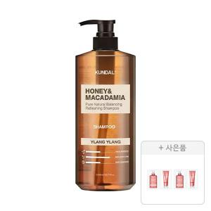 쿤달 네이처 샴푸 일랑일랑 1058ml, 1개+증정(샴푸+트리트먼트 바이올렛뮤게 10ml, 2구