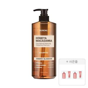 쿤달 네이처 샴푸 체리블라썸 1058ml, 1개+증정(샴푸+트리트먼트 바이올렛뮤게 10ml,