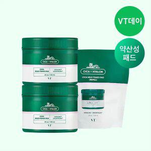 VT 시카 마일드 토너 패드 본품 2개+리필1개(총 180매)