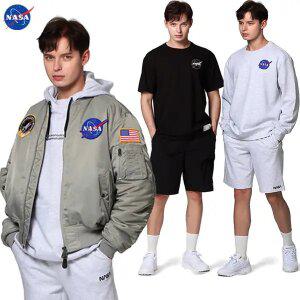 [NASA 나사] 후드자켓/항공점퍼/반팔티/반바지/상하세트/티셔츠/블루종/면바지/조거팬