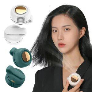 휴대용 미니 허리클립 선풍기 예쁜 핸즈프리 넥풍기 경량 USB 충전식