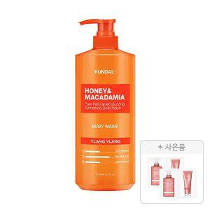 쿤달 네이처 바디워시 일랑일랑 1058ml, 1개 + 증정(바이올렛뮤게 샴푸 + 트리트먼트,