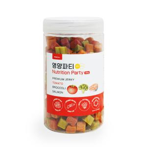 페디칼 영양가득 영양파티 강아지간식 토마토+브로콜리+연어 350g