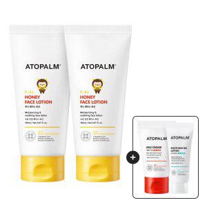 아토팜 키즈 허니 페이스 로션 150mlx2개+[증정]MLE크림30ml+수딩젤로션20ml