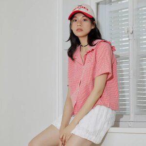 세일러 오픈카라 레이스블라우스 AR2WB463
