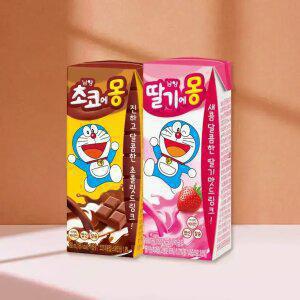 남양 초코에몽 딸기에몽 190ml 24팩+24팩