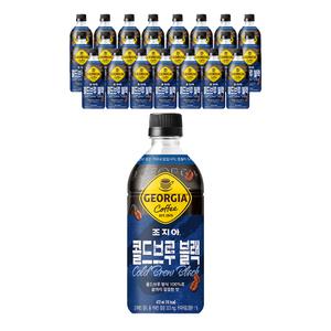 [코카콜라] 조지아 크래프트 콜드브루블랙 470ml, 24개
