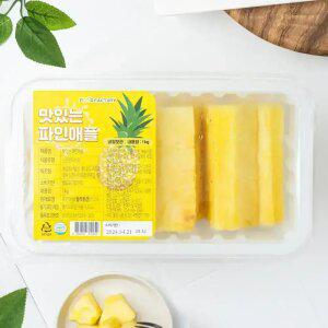 푸드팩토리 맛있는 파인애플 스틱형 1kgX2팩