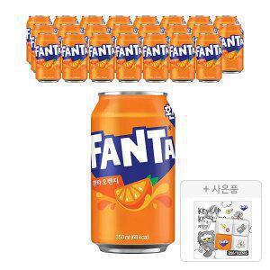 [코카콜라] 환타 오렌지, 350ml, 24개 + 증정(조앤프렌즈 키캡키링, 주문시 100% 증정