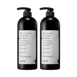 [1+1]수아비스 리커버리 볼륨 샴푸 1000ml X 2개