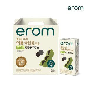 이롬 황성주 국산콩두유 무가당 검은콩 고칼슘 190ml x 16개