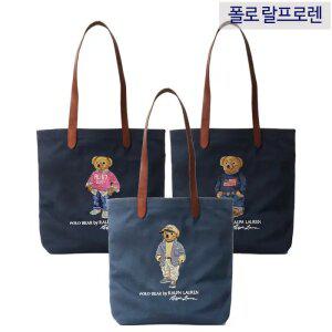 폴로랄프로렌 캔버스 베어토트백