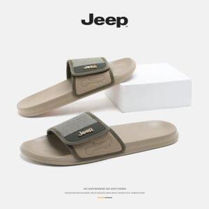 JEEP 남성 여름 슬리퍼 비치 신발 경량 샌들 미끄럼 방지