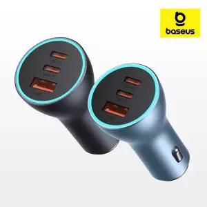 베이스어스 차량용 고속 충전기 시거잭 65W 3포트