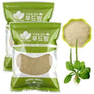 푸드팜 차전자피 분말 1kg(500g, 2개)