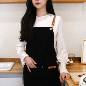 리드홈 X자 멜빵 크래프트 면 앞치마 바리스타 주방 공방 꽃집 카페 앞치마