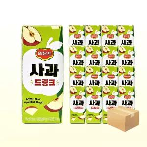 델몬트 사과 드링크 190ml x 24팩(1박스) 음료수 과즙