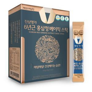 개성고려삼인 진삼명가 6년근 홍삼정 베이직 홍삼 스틱 10g 30포