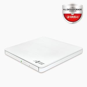[인증점] 히타치엘지데이터스토리지 GP62NW60  세라믹 화이트 슬림 외장 ODD DVD멀티