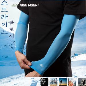 [하이마운트] 스트라이프 팔토시 여름 시원한 냉감 쿨토시