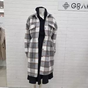[그라피] DP01 이로롱체크울코트  GWCD1008 (S9479550)
