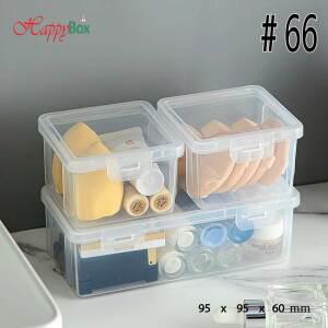 HappyBox 해피박스_ #66 휴대용 플라스틱 케이스 정리 보관 상자 부품함 #66