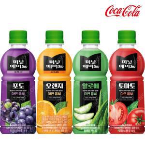 미닛메이드 350ml 토마토+오렌지+알로에+포도 각 6개씩