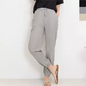 ONM 여성 조거팬츠 1P 여름 시원한 밴딩 카고바지 면바지