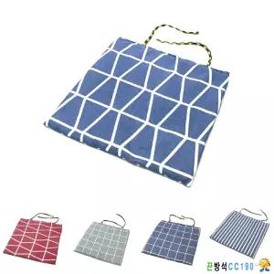 끈방석C4 식당 사무실 도서관/방석/의자/쿠션/커버/차량/식탁/차/두꺼운/책상/학생/패드/휴대용/사무실