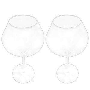 자페라노 MUL 울트라라이트 버건디 와인잔 770ml x2개