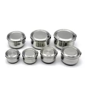 원터치 스텐 반찬통 밀폐용기 냉장고 찬통 5호 1170ml