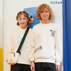 남아 그래픽 기모 맨투맨 티셔츠-CFJB5135D0A
