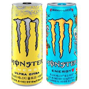 몬스터 에너지 355ml  시트라 12캔+망고 로코 12캔