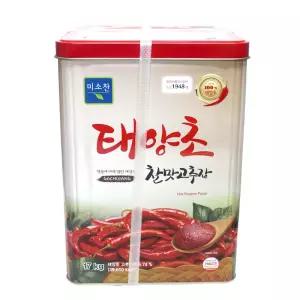 미소찬 태양초 찰맛고추장 17kg /