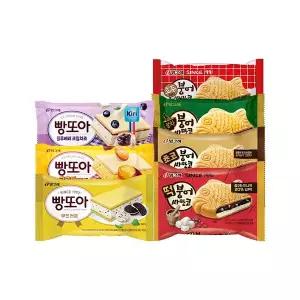 [빙그레] 붕어싸만코(떡4+말차4+초코4+호두3)+빵또아(부드러운5+블루베리5+고구마5) 총 30개