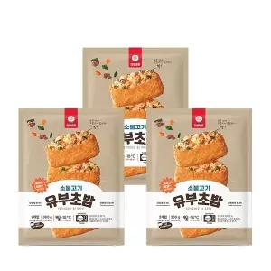 [천일식품] [소비기한 26년 5/13일] 냉동 소불고기유부초밥 360g 3봉