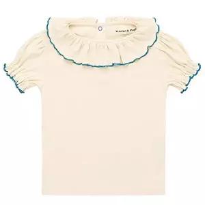 [미샤앤퍼프]25SS 키즈 벌룬핏 슬리브 팔로마 티셔츠 아이보리 K3003S25 298