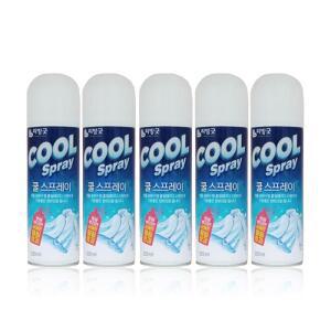 쿨 스프레이 아이스쿨링 급속냉각 220ml  X 5개